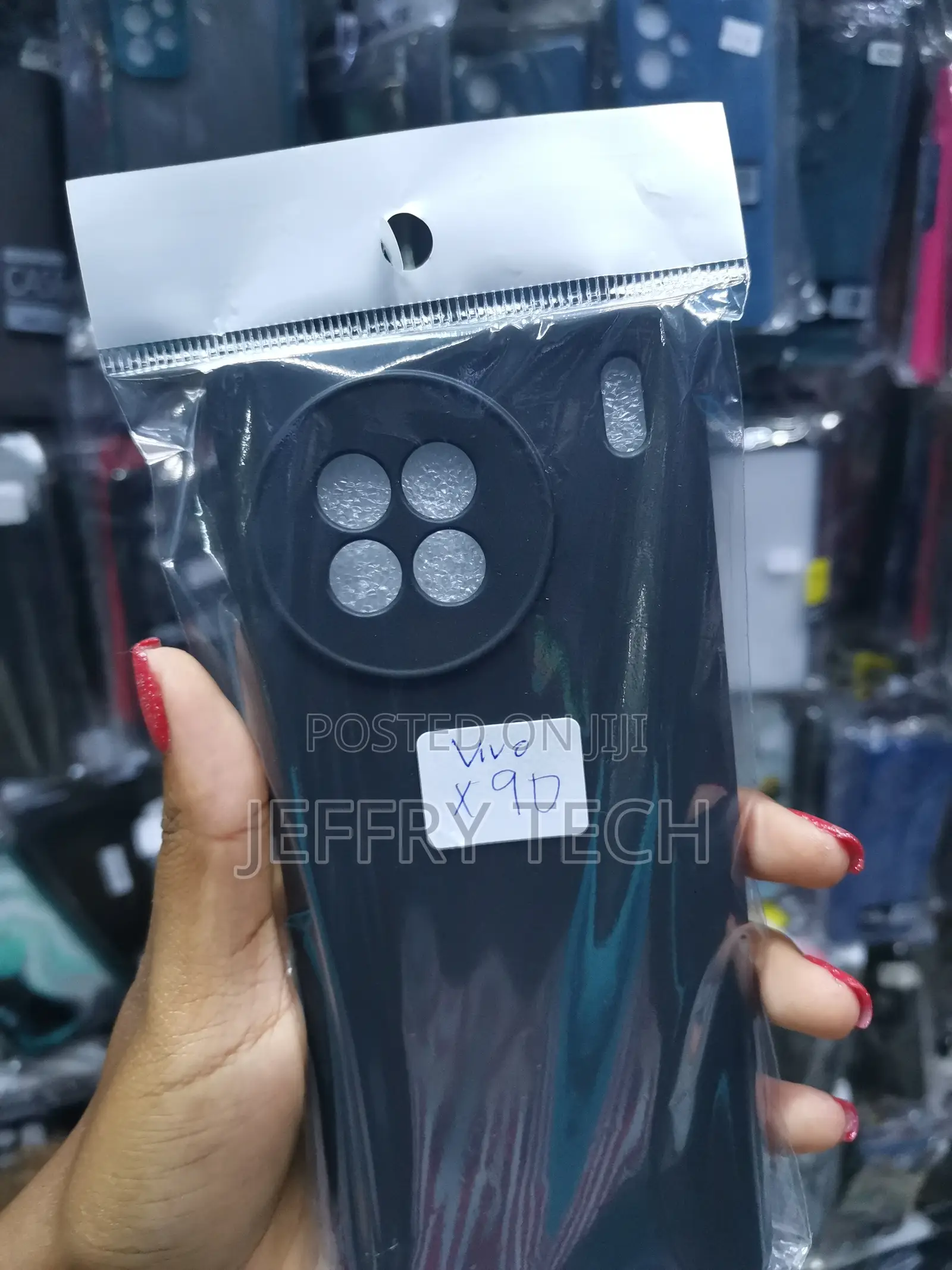 Coberta Vivo X90 Case Black Soft Tpu Silicon Shockproof Case