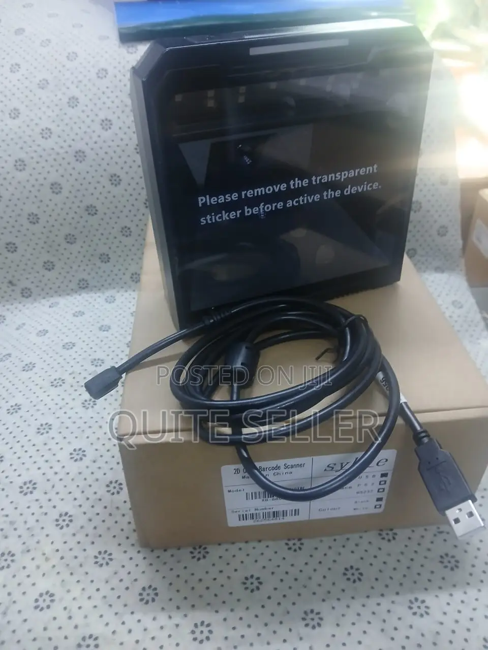 The Syble Xb-8808 2d Desktop Barcode Scanner