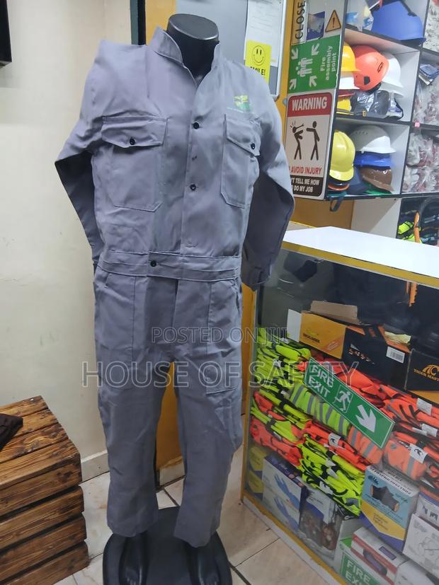 Free Size Grey Overall - main view