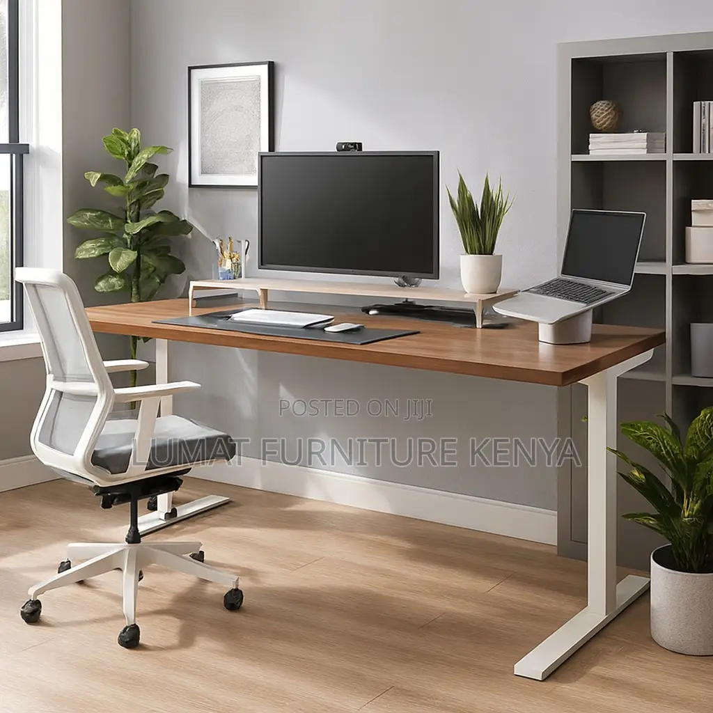 Height-Adjustable Motorized Office Desk