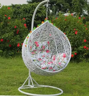 Home Chair; Padded Cushion for Egg-Shaped Hanging Basket Chair