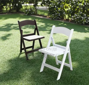 Home Chair; Durable Foldable Plastic Chair for Banquets and Garden Use