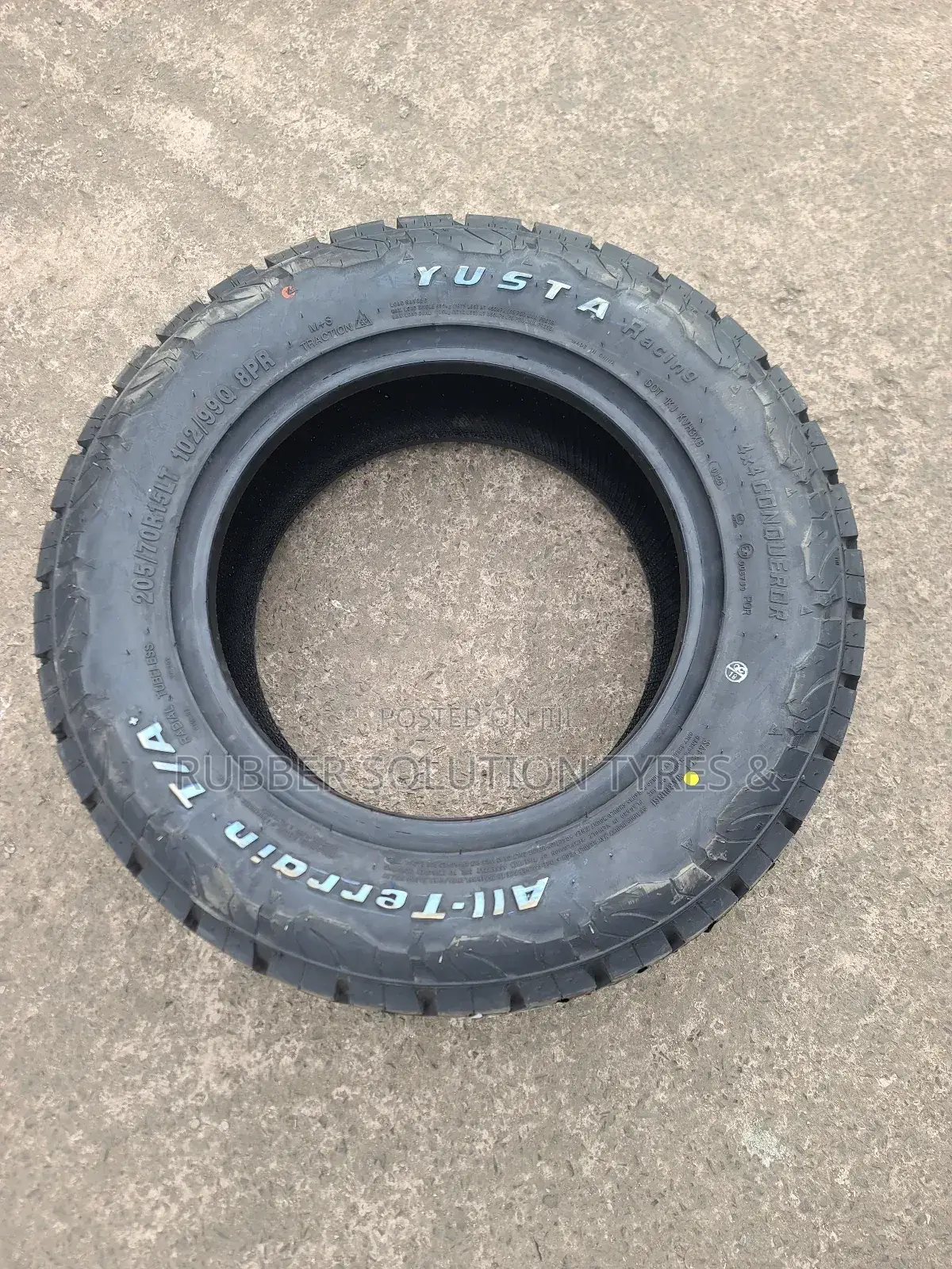 205/70r15 L/T Yusta Tires [All Terrain ]
