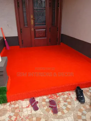 Red Grass Carpets 35mm Installed