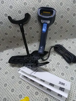 Usb Wired Laser Barcode Scanner With Adjustable Stand