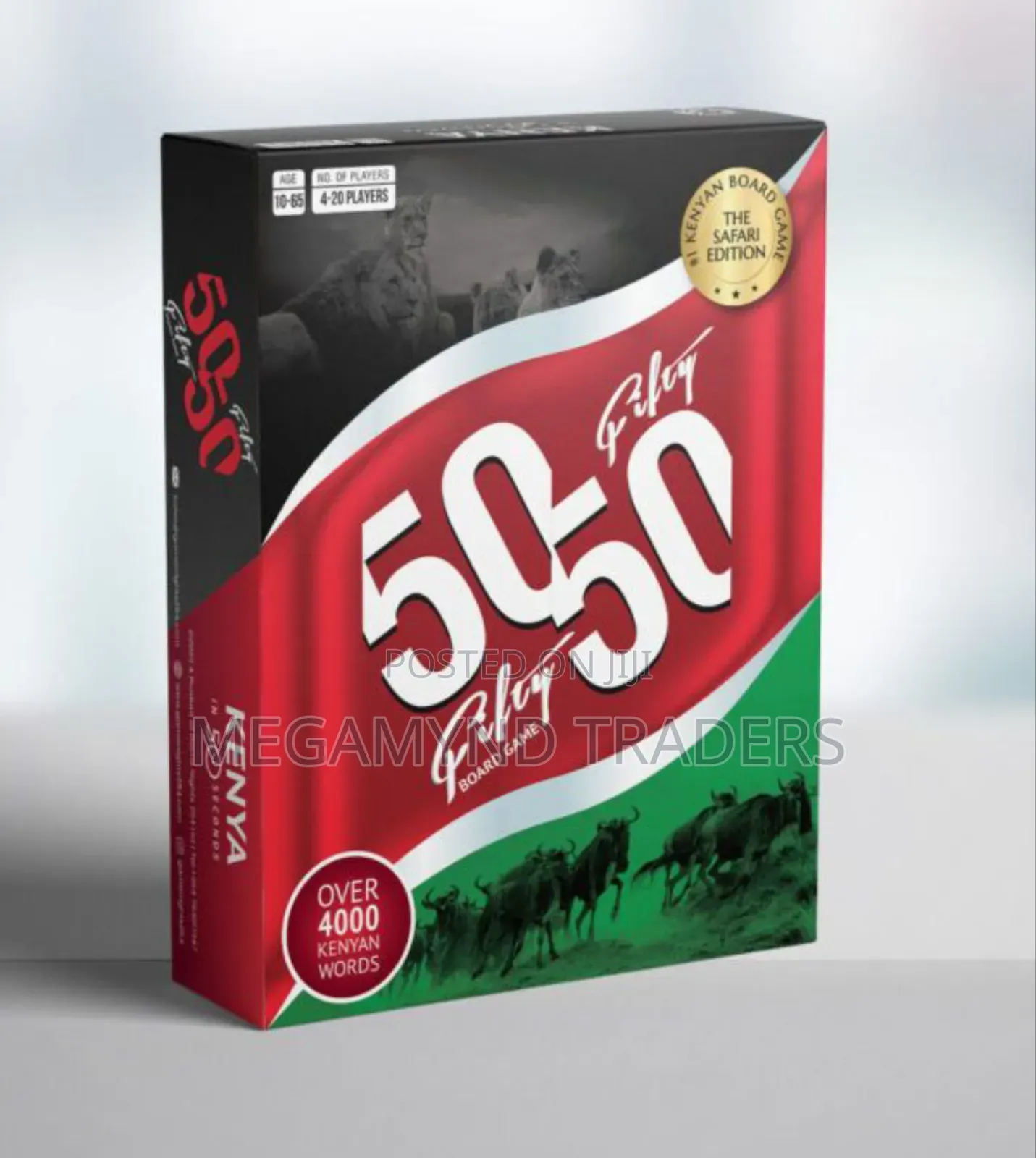 Board Game / 50 - 50 Kenya Board Game Safari Edition