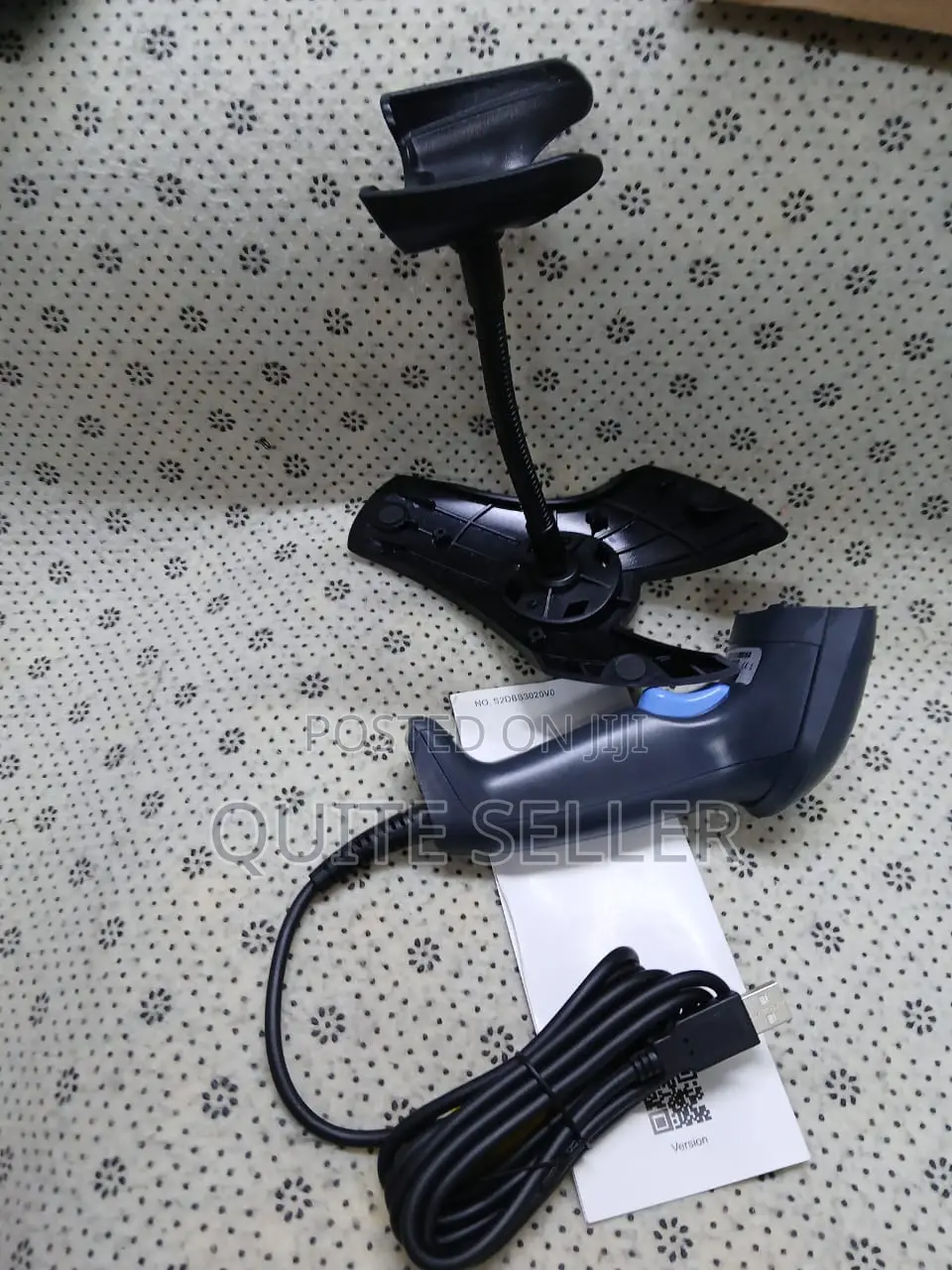 Xb-6255m 2d Barcode Scanner Usb Wired Stand