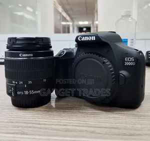Canon Eos 2000d DSLR Camera With 18-55mm Lens