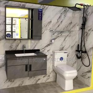 Grey Vanity Cabinet Available - main view