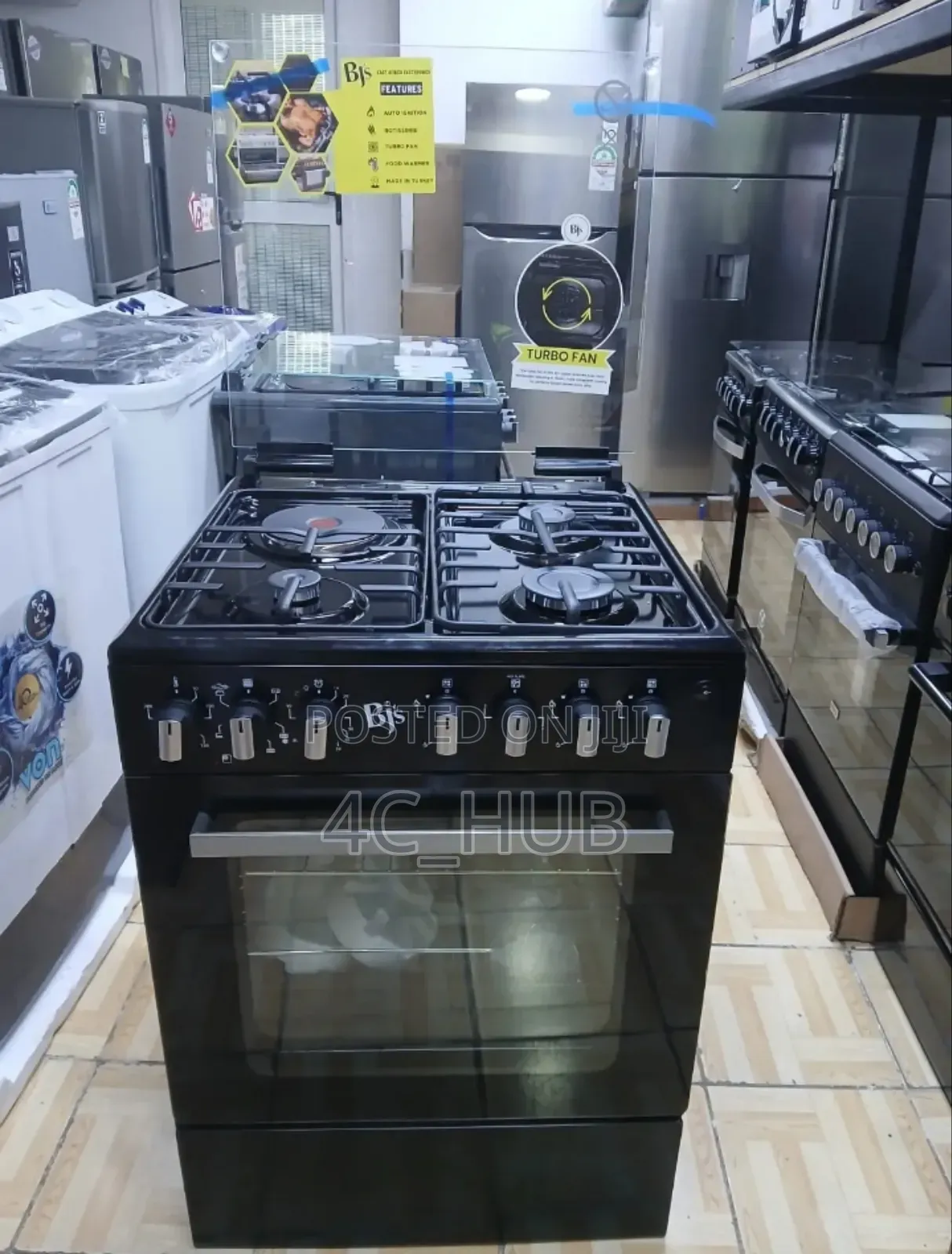 Bjs 60*60 3+1 Black Cooker