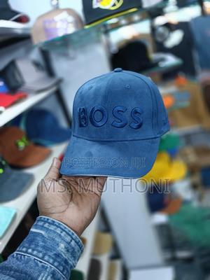 Suede Fabric Boss Caps - thumbnail 2