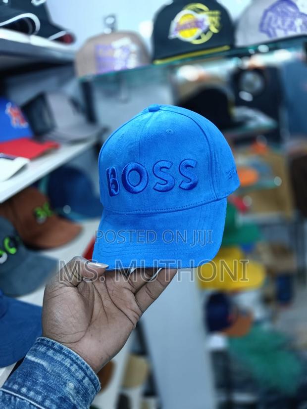Suede Fabric Boss Caps - thumbnail 3