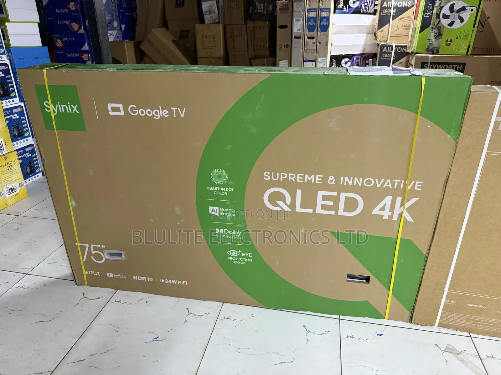Synix 75” Qled Google Tv