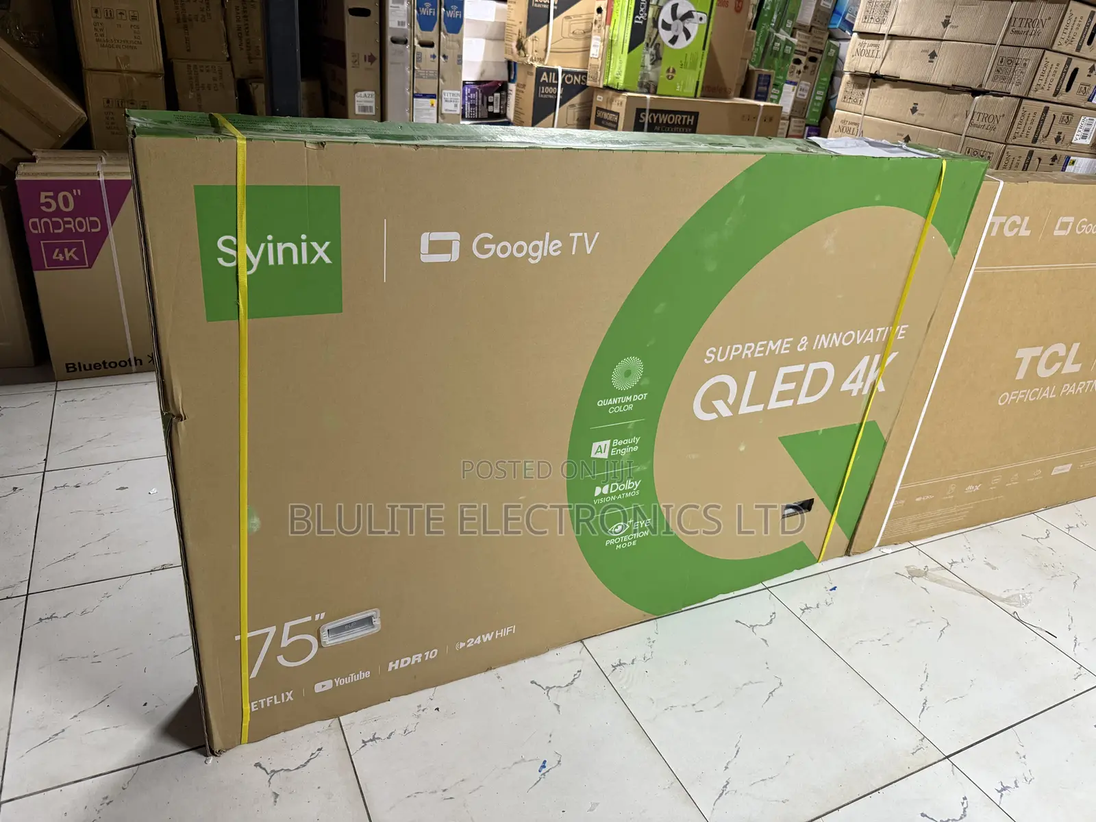 Synix 75” Qled Google Tv