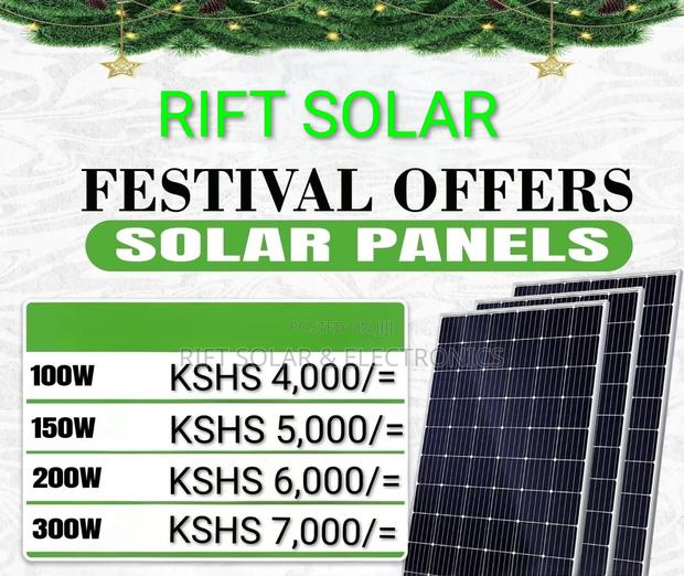 Monocrystalline 200 Watts - 18 Volts Solar Panels - main view