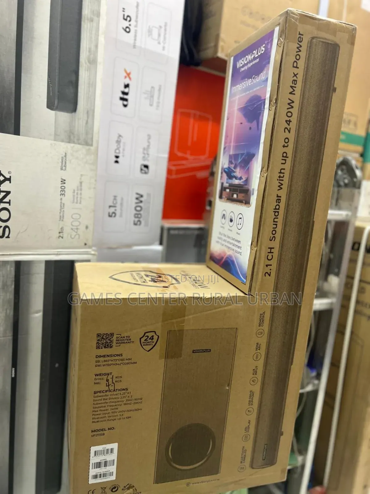 Vsion Plus Soundbar 2.1ch
