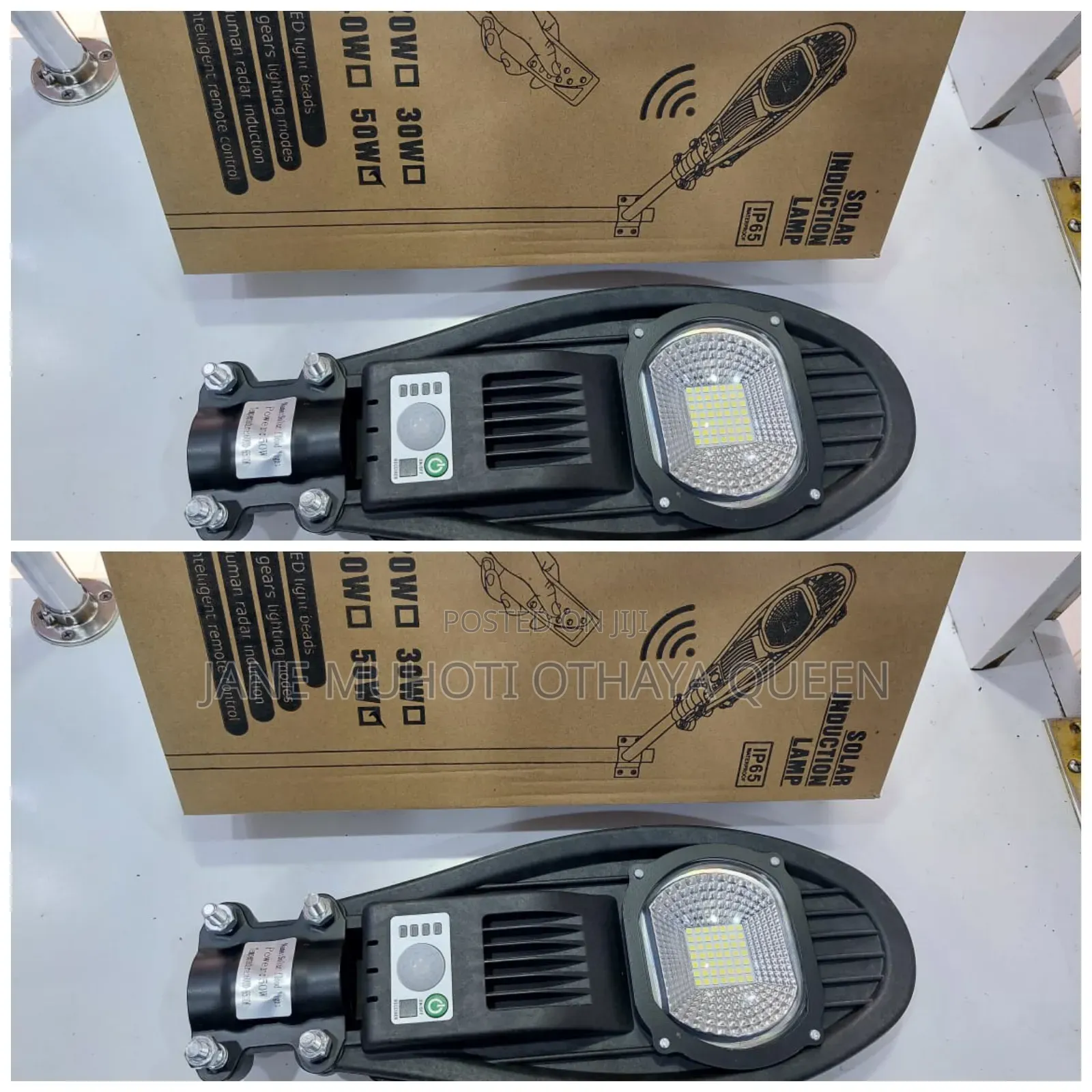 50w S624 Oval Solar Floodlight With Motion Sensor