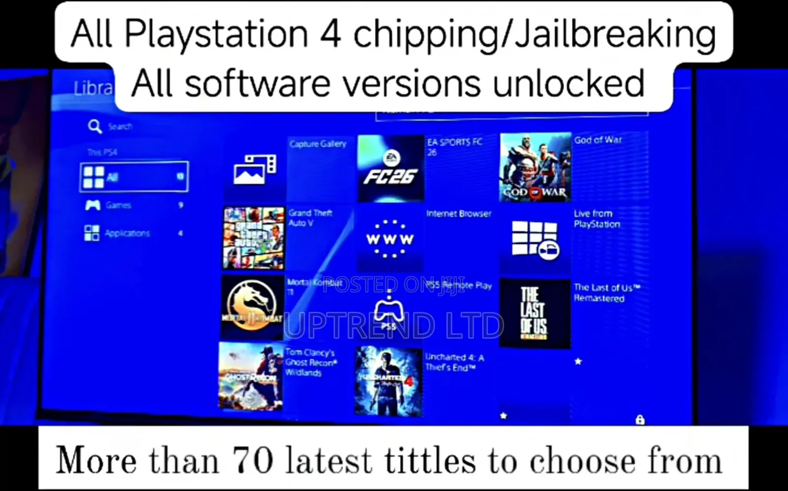 Any Playstation 4 Jailbreaking / Chipping