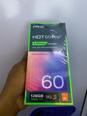 New Infinix Hot 60 Pro+ 128 GB Black