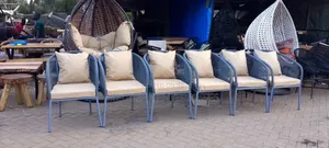 Upholstered Metallic Chairs (Restaurants)