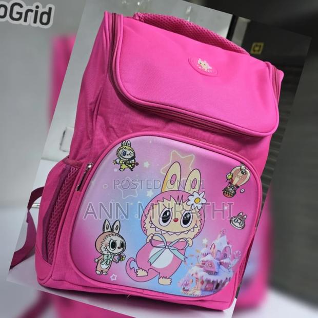 Cartoon Themed School Backpack - thumbnail 2