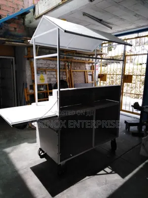 Outdoor Catering Food Trolley.
Spacious Top, Solid Stainless Frame,