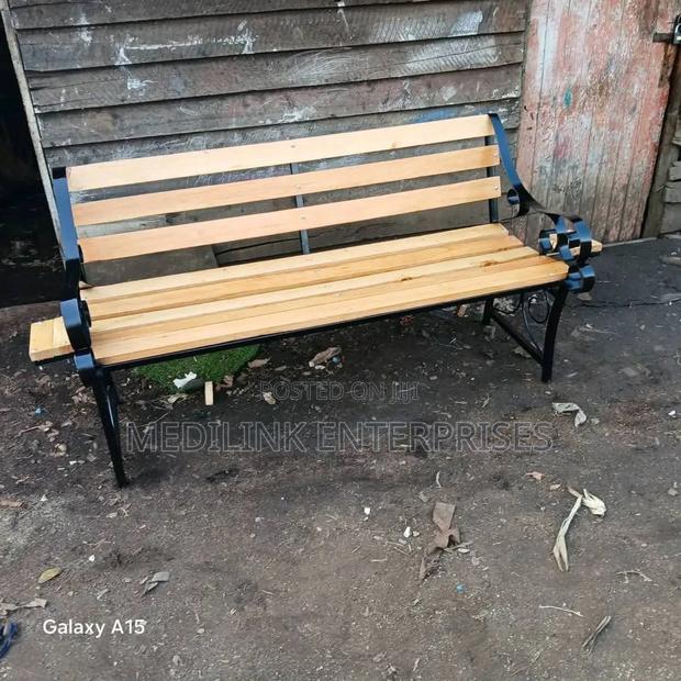 Outdoor 4ft Home Made Benches - main view