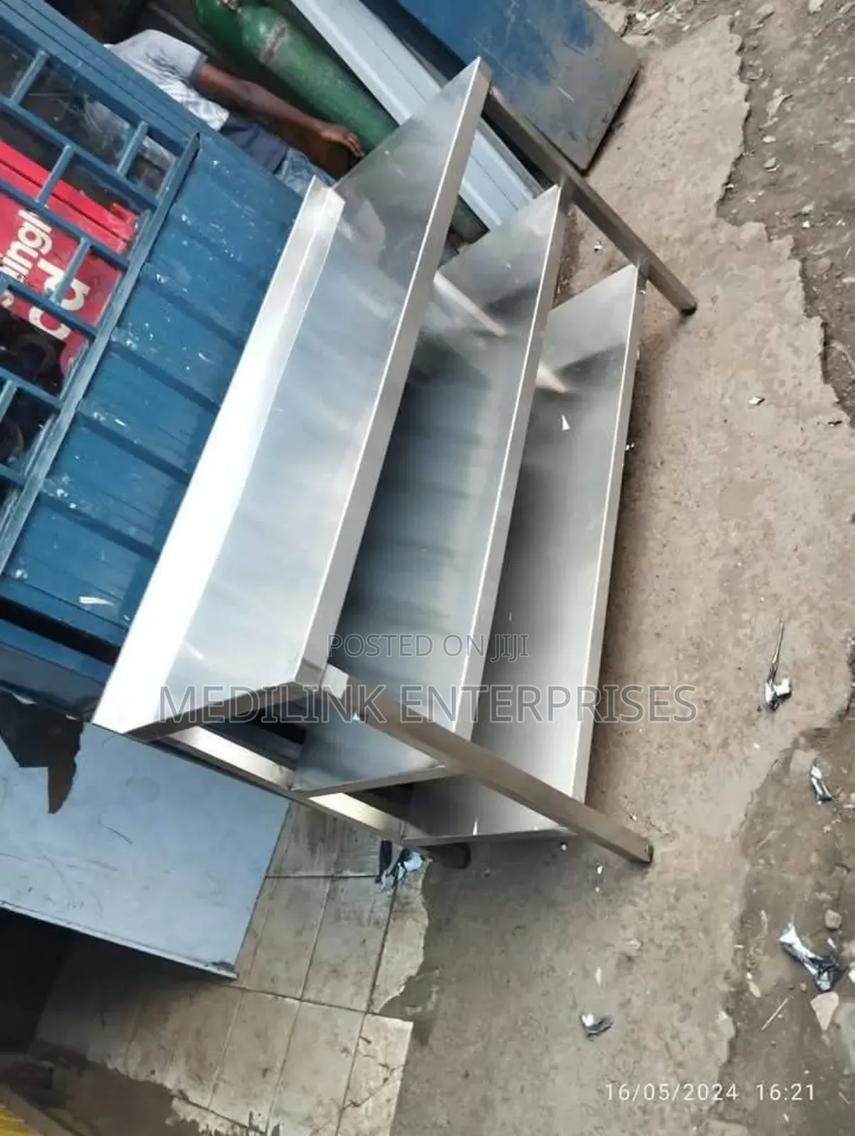 Stainless Steel Double Undershelves Worktops Tables
