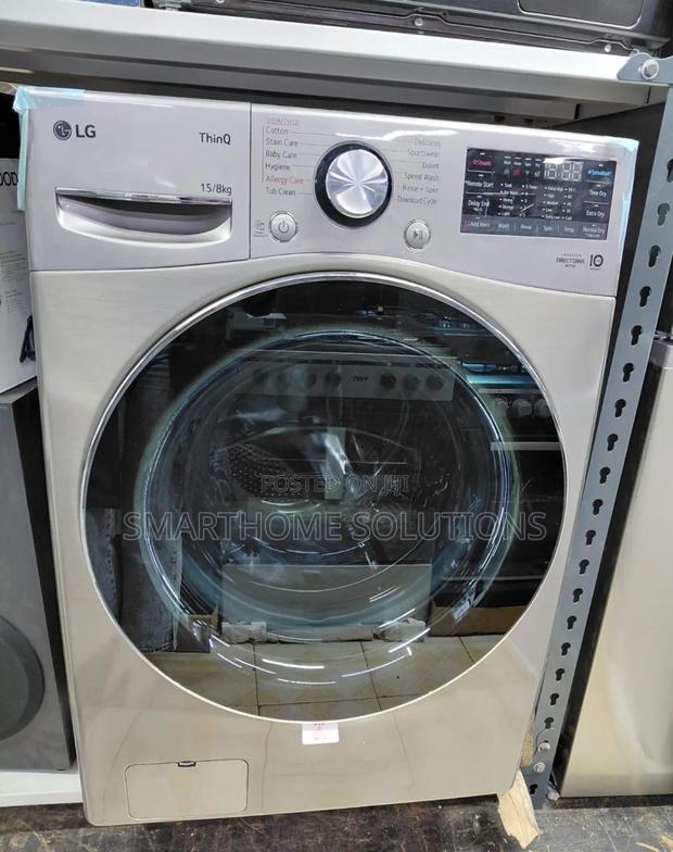 Lg 15/8kg Front Load Wash And Dry Washing Machine - main view