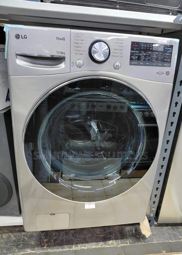 Lg 15kg / 8kg Wash And Dry Washing Machine Front Load - main view