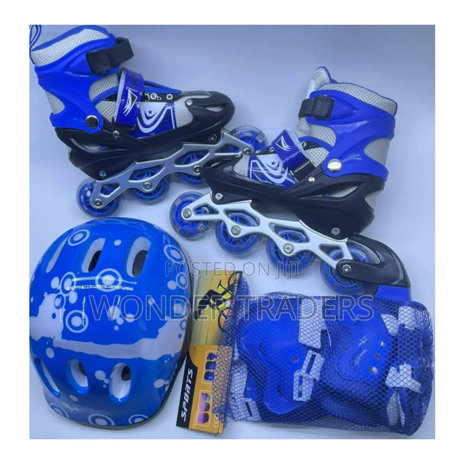 *Skating Shoes(Full Set)*
 (Shoes, Guards Helmet)*
