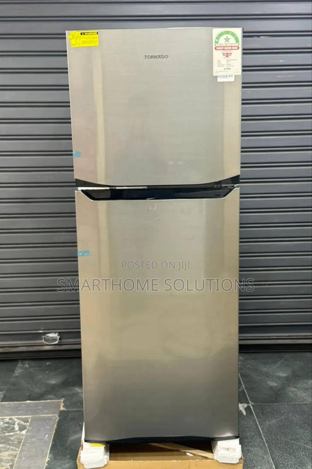 Tornado  304litres No Frost Fridge  (Silver)