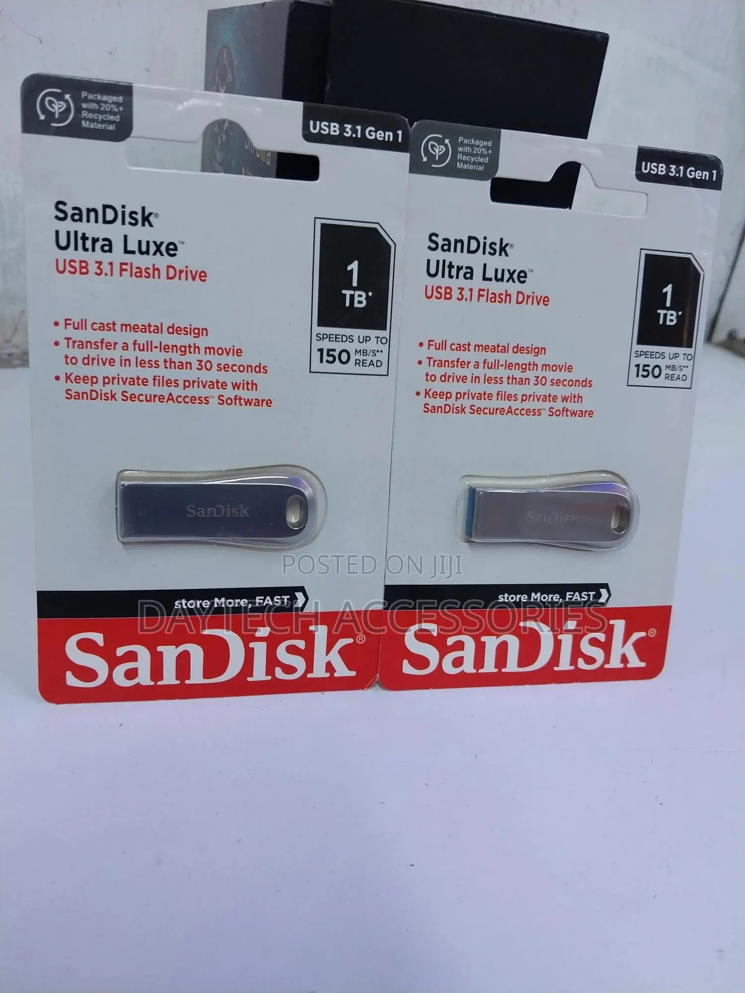 Sandisk Tb Ultra Luxe Usb 3.1 Gen 1 Flash Drives