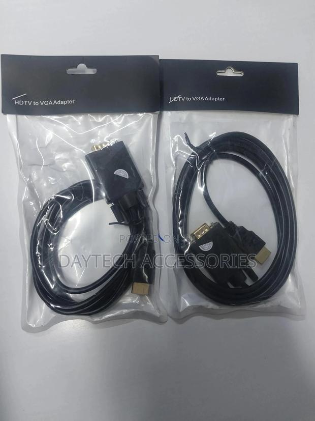 An Hdmi to Vga Adapter Cable.