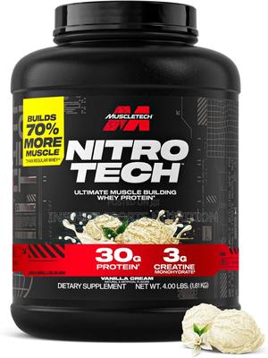 Muscle Tech Nitro Tech Whey Protein4lbs(Whey,Creatine,Bcaas) - main view