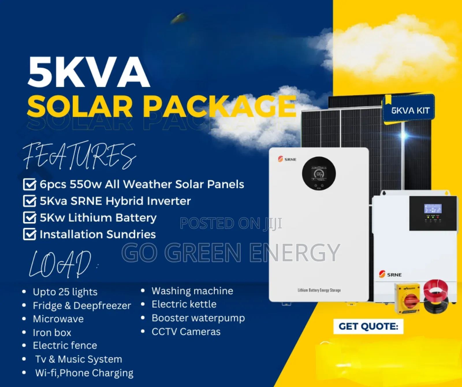 5khw Lithium Solar System
