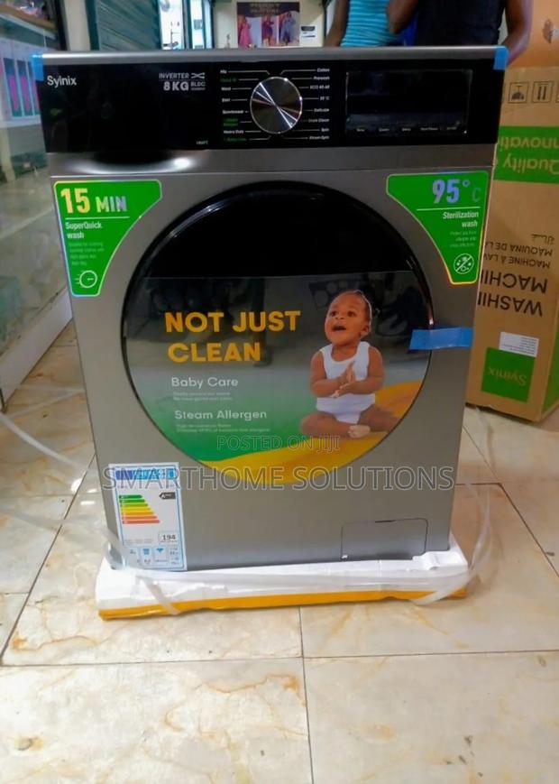Syinix 8kg Washing Machine Front Load New Model - main view