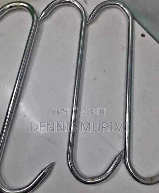 Butchery Hooks Stainless Machine - main view