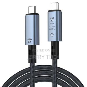 Usb C 3.2 Gen 2 Cable (100w/ 10gbps/ at 60hz), Usb 3.2 Gen 2 Type C 1m - thumbnail 2