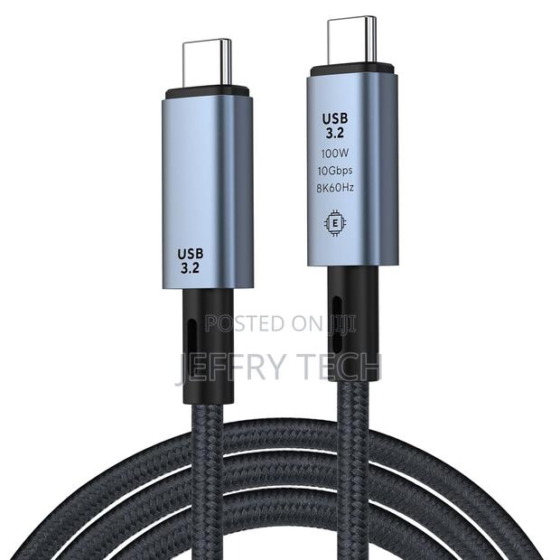 Usb C 3.2 Gen 2 Cable (100w/ 10gbps/ at 60hz), Usb 3.2 Gen 2 Type C 1m - main view