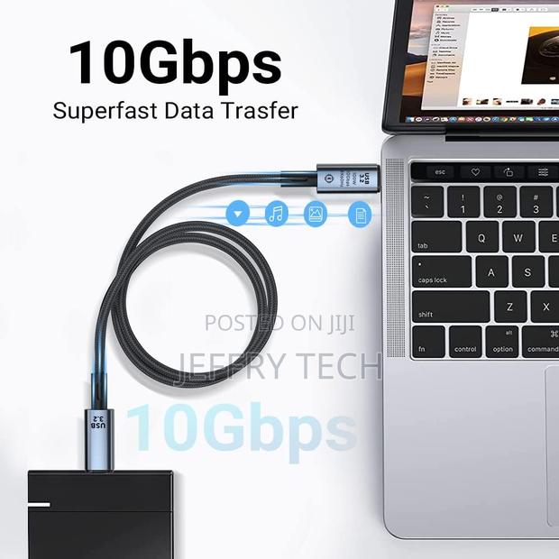 Usb C 3.2 Gen 2 Cable (100w/ 10gbps/ at 60hz), Usb 3.2 Gen 2 Type C 1m - thumbnail 4