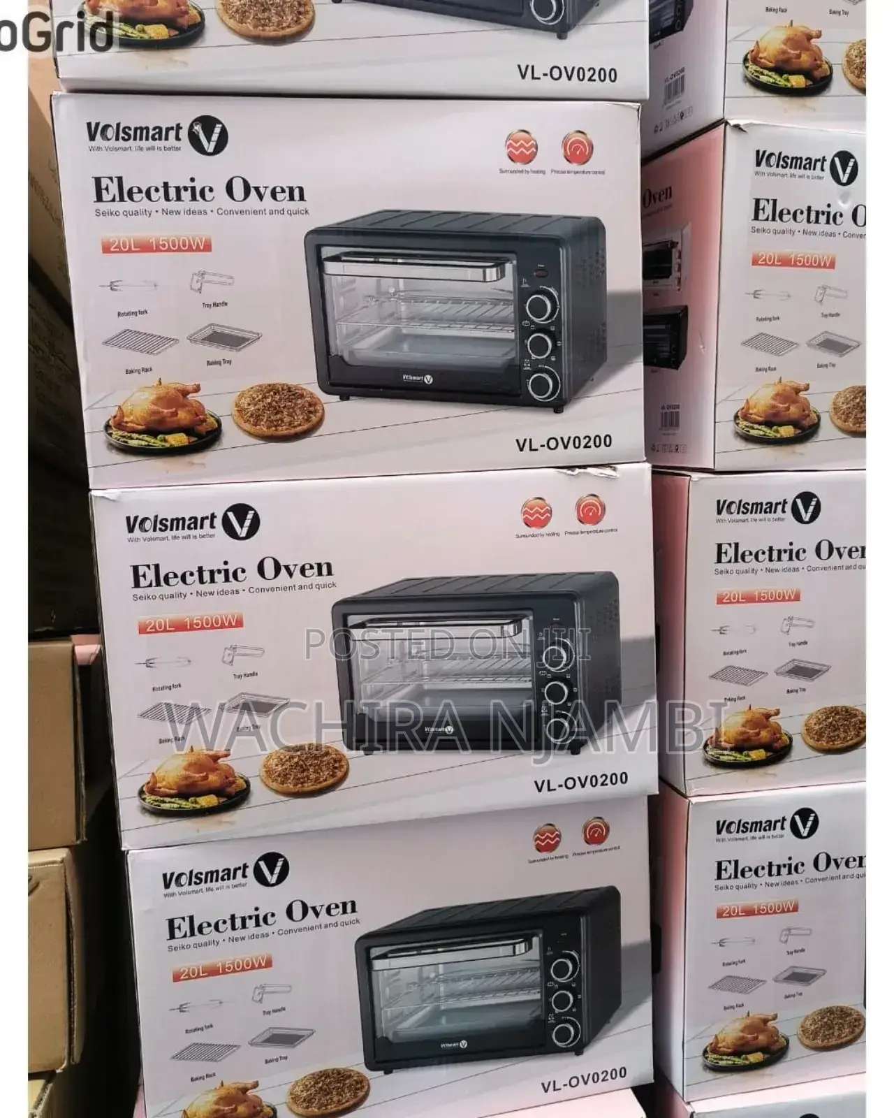 Volsmart Vl-Ovo200 20litres Electric Oven