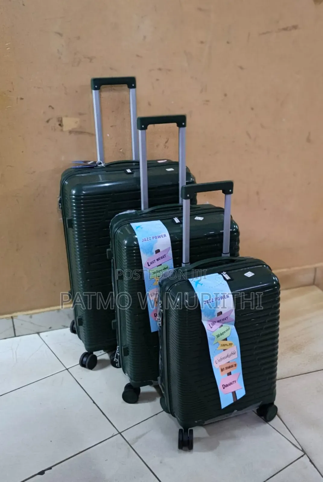 3 in 1 Unbreakable Pp Suitcase