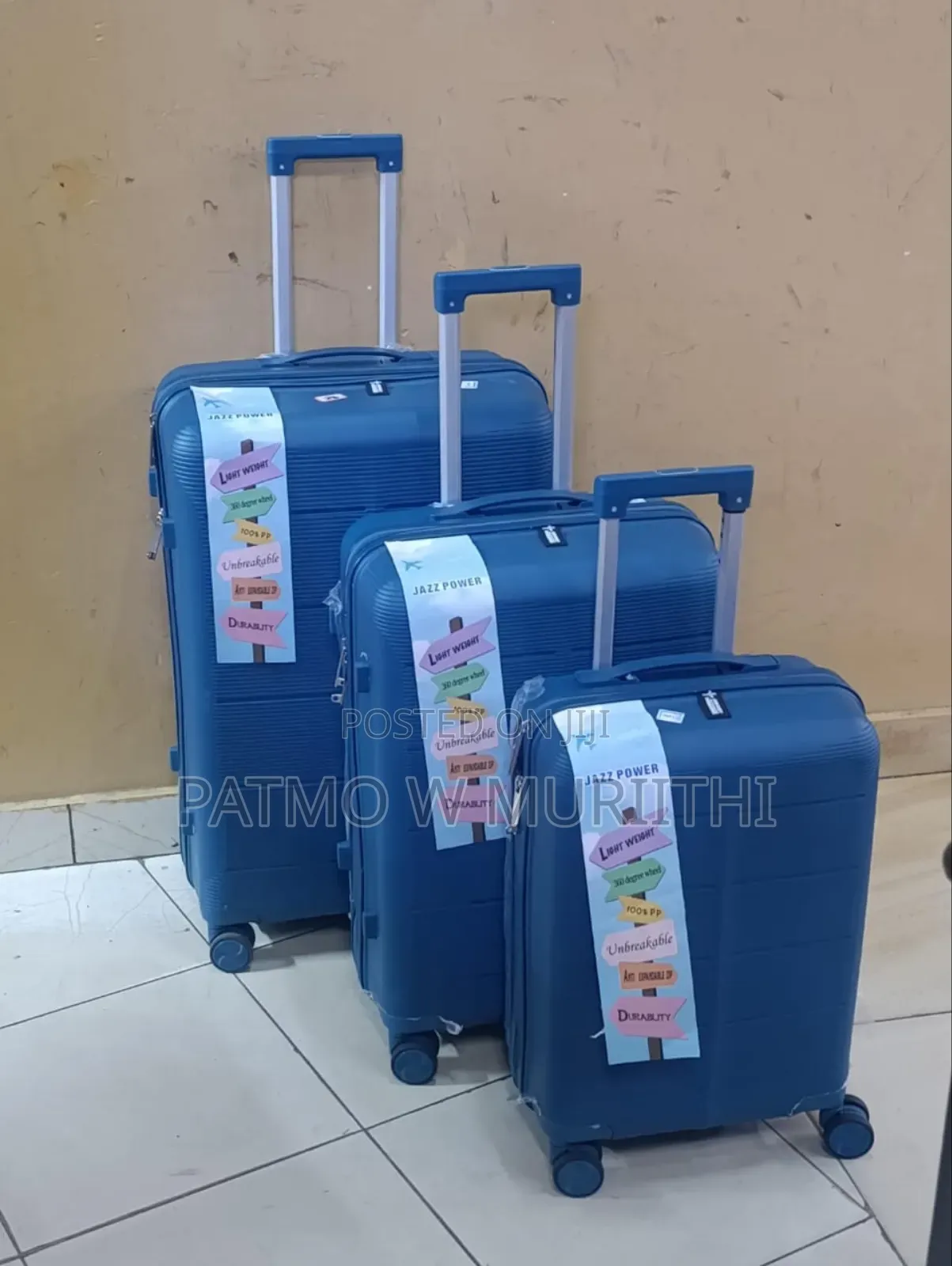 3 in 1 Unbreakable Pp Suitcase