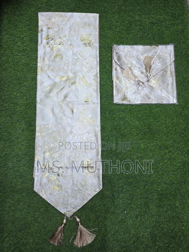 Picasso Art Abstract Style Table Runner With Tassels - thumbnail 3