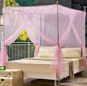 Pink Mosquito Net -4 Stand