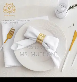 100% Polyester Washable Dinning Table Napkins.