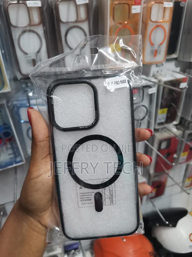 Impacy iPhone 15 Pro Max Armour Magsafe Transparent Case - main view