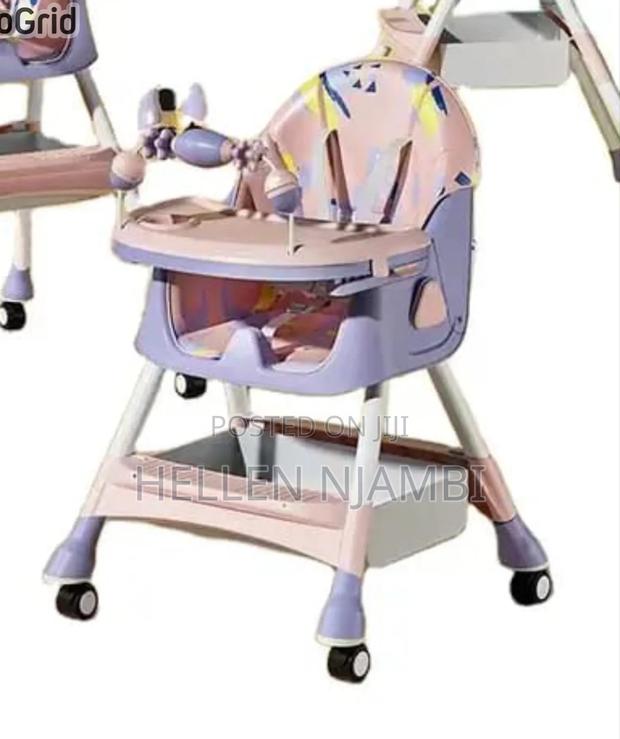 2-in-1 Baby High Chair, Foldable, Feeding Chair