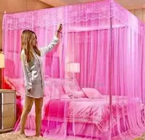 4stand Pink Mosquito Net